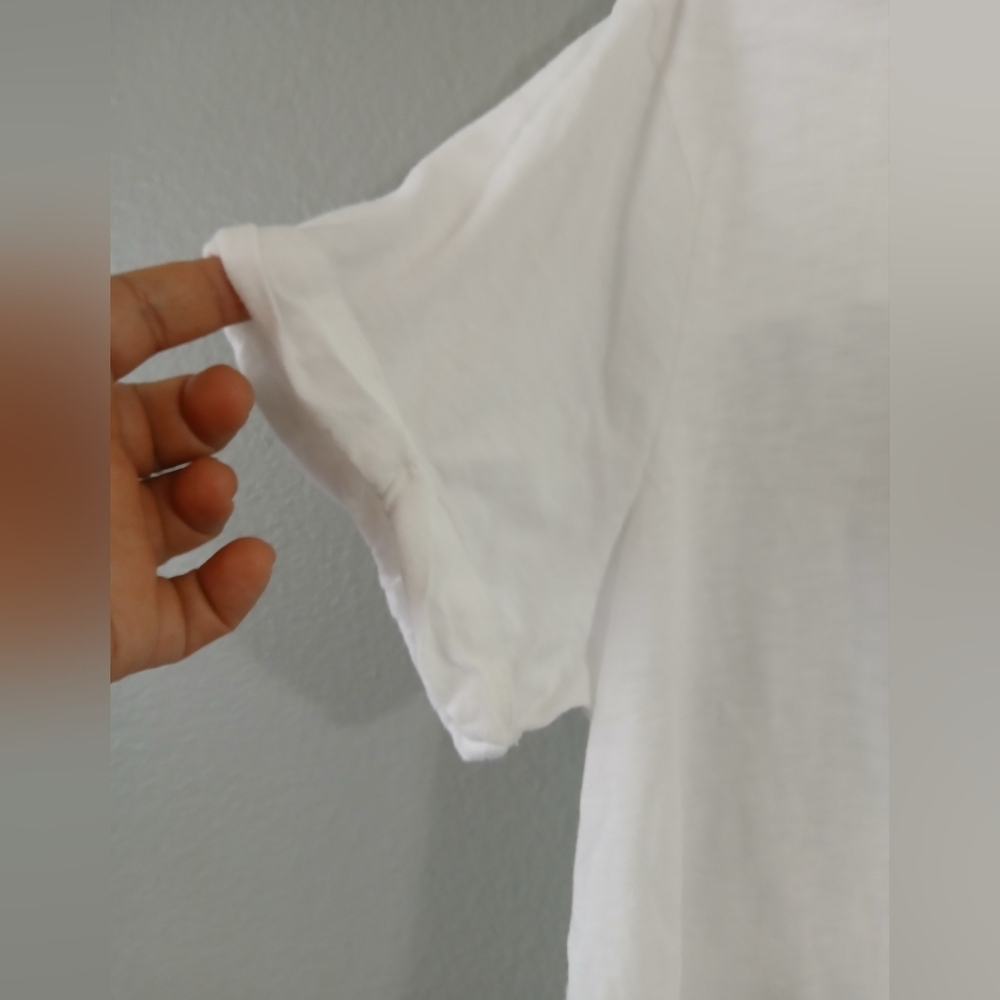 Lucky Brand White V-Neck‎ Women's Top - Picture 4 of 9